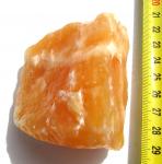 Orangencalcit, Rohstein, Mineral 251 g. 