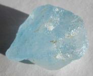 Blautopas, Topas blau, Kristall, unbehandelter Rohstein, Brasilien, 27,4 Ct. 