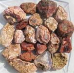 Achat aus Marokko, Naturachat, Rohsteine 4-9 cm 1,000 kg