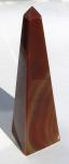 Obelisk aus Karneol Achat. ca 12,3 cm, ca. 178 g. 