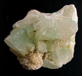 Apophyllit grün, Kleinstufe aus Indien, 54 g. 