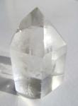 Klare Bergkristall Spitze mit Standfläche, 56 g., 47 mm 