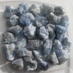 Blauer Calcit, Rohsteine, Kristalle, kräftige Farbe, ab 100 g. 
