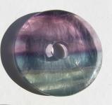 Donut aus mehrfarbigen Fluorit, 35 mm 
