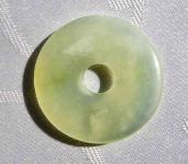 Donut aus grüner Jade, 35 mm 