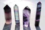 Obelisk aus mehrfarbigen Fluorit, ca 55-67mm, Einzelauswahl 