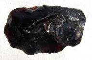 Granat, dunkelrot, 21.7  Ct., Schleifware 