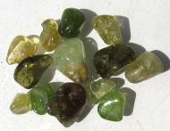 Grüner Granat getrommelt, Grossular aus Mali, Edelsteine 40 Ct 