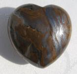 Herz aus Tigereisen, bauchig, ca. 39 mm 