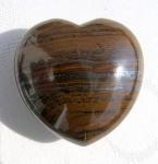 Herz aus Tigereisen, bauchig, ca. 39 mm 