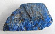 Lapislazuli 48 g., flacher Rohstein, Mineral 