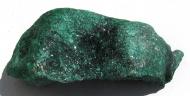 Malachit mit Glimmer, Rohstein Mineral, Stufe 298 g, 105 mm 