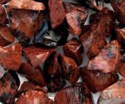 Mahagoni Obsidian, Rohsteine, Mineral 300g