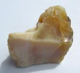Gelber Opal, Honigopal aus Tansania, 80 g. Rohstein 