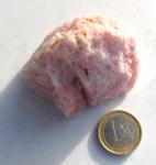 Petalith rosa, Lithium, Rohstein aus Namibia 123 g, Mineral 