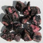 Rhodonit aus Madagaskar, Rohsteine ca. 3-5 cm 300 g.
