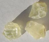 Sanidin, 3 rohe Edelsteine aus Madagaskar, 24.6 Ct, 13-15 mm 
