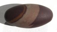 Shiva Lingam, heiliger Stein aus Indien, 57 mm 