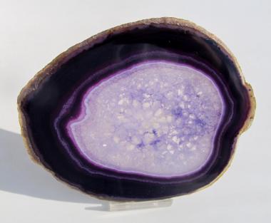 Achatscheibe violett, 140 mm, 160 g. 