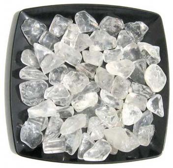 Bergkristall Stücke angetrommelt, 300 g. 