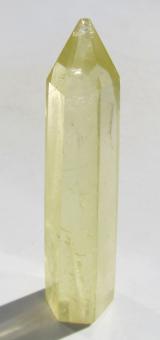 Citrin Obelisk, Spitze (behandelt), transparent, 89 mm, 50 g. 