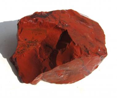 Korallen Jaspis rot, Rohstein Südafrika, 550 g. 