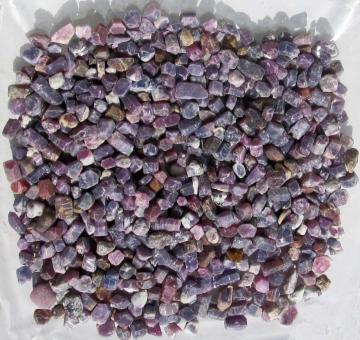 Rubin Kristalle aus Indien, Rohsteine, Rohedelsteine, Edelsteine 