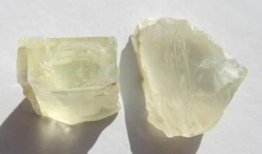 Sanidin, 2 Edelsteine aus Madagaskar, 24 Ct, 12-18 mm 